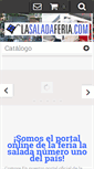 Mobile Screenshot of lasaladaferia.com